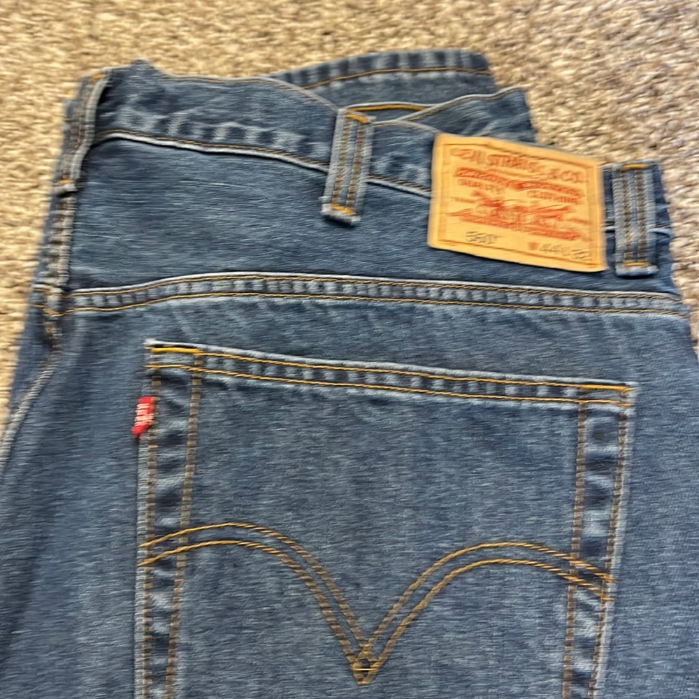 Men’s Levi 560 Comfort Fit Blue Jeans Big & Tall (Discontinued)